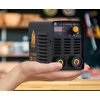 Heg. inverter IWELD GORILLA MICROFORCE 120 VRD (110A-60%Bi,230V±15%) test és munka kábelekkel 80MROFRC120