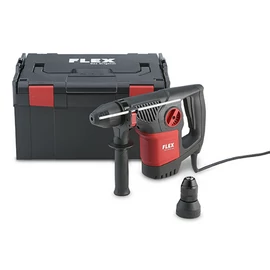 FLEX CHE 4-32 SDS-Plus 900W Kombi-ütvefúró kalapács, cserélhető SDS-Plus &amp; fém gyorstokmány 4,1kg, 4,8J EPTA,0-850/perc ford.,0-3700/p löket