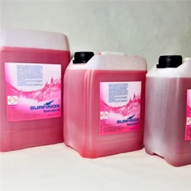 Varrattisztító folyadék SURFINOX ES, piros (10 liter/ kanna) SRF-221