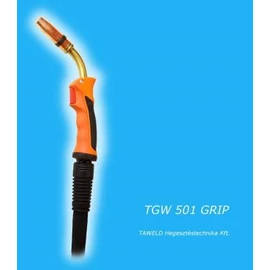 MIG/MAG pisztoly TGW501 GRIP 4m fix nyakkal, vízhűtéses 500A CO2 &amp; 450A kevertgázzal 100% Bi-vel TAWELD 25014430