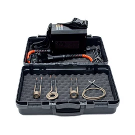 Indukciós inverteres hevítőgép KMi X150 M8+M12+PAD+FL0.8 tartozékokkal,hordtáskában(1,5kVA@100%,230V,4,5kg) KMiX150 