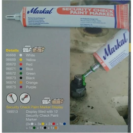 Jelölő festék Markal Security Check Paint Marker kék (50ml/tubus) 96671
