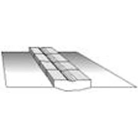 Gyökvédő kerámia DABOTEK, íves 0,9mm hornyú 24x600mm alu szalagon 80db/doboz - DTG026-2409U-6T 