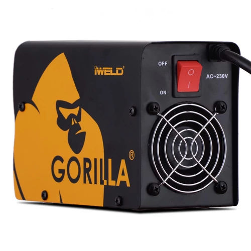 Heg. inverter IWELD GORILLA MICROFORCE 120 VRD (110A-60%Bi,230V±15%) test és munka kábelekkel 80MROFRC120