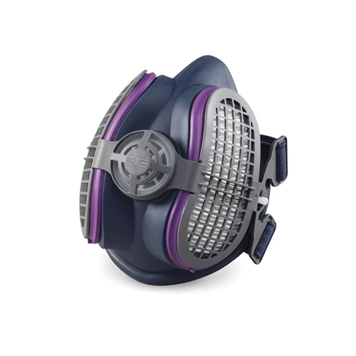 Légszűrő maszk, félálarc Miller LPR-100 HALF MASK, cserélhető HEPA szűrővel M/L méretű ML00895; Opció: rendelhető még aktívszenes szűrőbetét