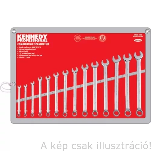 Csillag-villáskulcs készlet ipari 6-24mm 18 db-os KEN5822970K