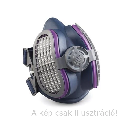 Légszűrő maszk, félálarc Miller LPR-100 HALF MASK, cserélhető aktívszenes szűrővel M/L méretű ML00995