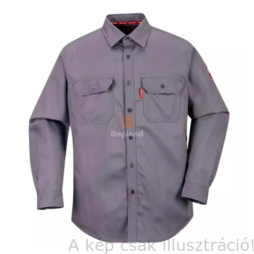 Hegesztő lángálló ing FR89 Portwest Bizflame 88/12 sötét tengerészkék (L, XL, 2XL, 5XL)