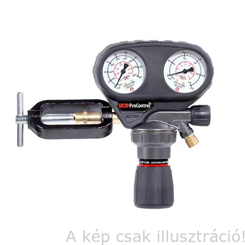Reduktor Acetilén  ProControl  (25/1,5bar kengyel G3/8″ balmenet HOLLANDI, TÖMLŐVÉG 