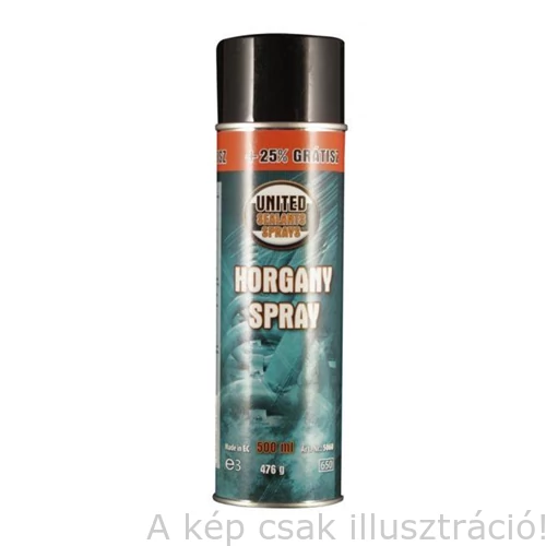 Spray; horgany 400ml 'UNITED' (Zn 92%) 5060