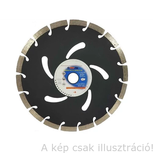 Gyémánt vágótárcsa 230 mm, 7 mm széles gyémánt réteggel MarPool 'Segment Gold'