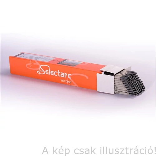 Bázikus bevonatú elektróda Selectarc B76 2,5x350mm (E10018-D2) 4,5kg/cs. Növelt szilárdságú (800MPa-ig, repedésálló kötésekhez)