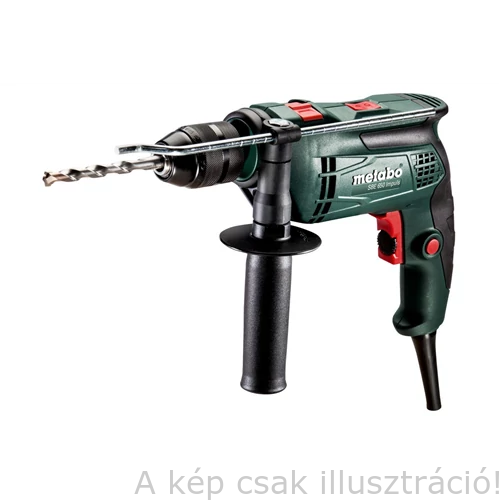METABO SBE 650 Impuls Ütvefúró Ftop 650W, fém gyorstokmánnyal, papírdobozban (600672000)