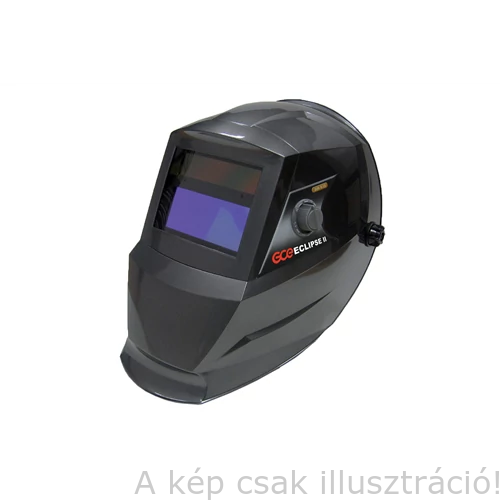 Hegesztő fejpajzs automata GCE 'Eclipse 2.s' 96x42mm #9-13, köszörülés is. GCE AD010004