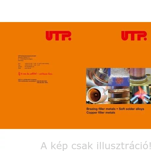 Forrasztó pálca (L-CuZn39Sn) horganyzott anyaghoz Fluxweld 2 / UTP 1 M