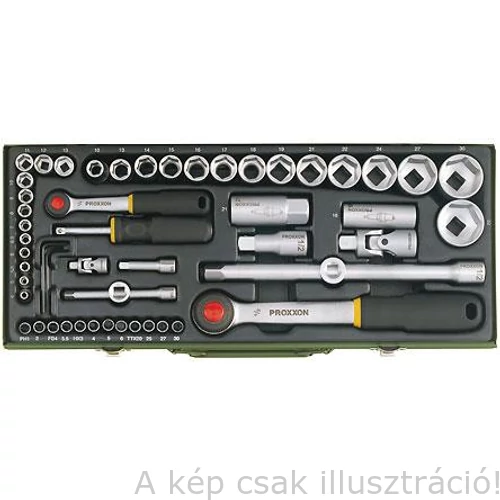 Dugókulcs készlet 56 részes 4-32mm 1/4