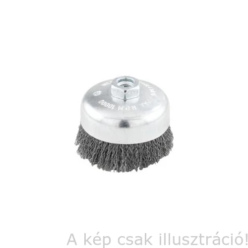 Drótkorong menetes fazékkefe 100mm x M14 