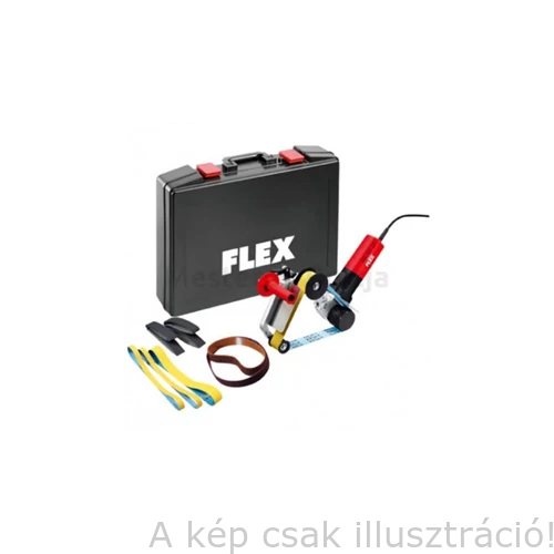 FLEX LRP 1503 VRA csőcsiszoló gép (3,7kg, 4-12m/mp szalagseb.,760x40/20mm övméret, szettben, dobozban) 324.442 Utolsó db!