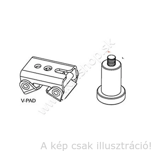 Szorító-feszítő StrongHand XFVBM 4-IN-1 készlet, UF, UG szorítókhoz (Tartalma XFV pofa,  UE, UF, UG szorítókhoz és  adapter XFBM, 0,3kg)