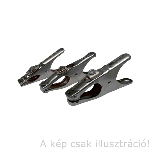 Test csipesz 300A rézbetétes Classic-mas 2 clamp; rugós, réz átkötővel  GCE   53204