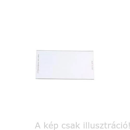 Hegesztő pajzs belső plexi DIOPTRIÁS 51x107mm 2.0 (ECLIPSE 2.s,3.s,MACH II, Speedglas L100,BLM V4) GCE 19008200