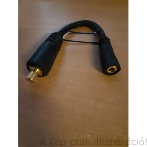 Hegesztőkábel  átalakító (35mm2/0,5m kábel, 10-25mm lengőaljzat,35-70mm TSB-dinse csatlakozó) SZHK0017