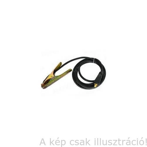Hegesztőkábel  (TEST), SZERELT csipesszel (35mm2/8m,400A PARWELD csipesz, 35-50mm2 TSB-dinse csatlakozó)