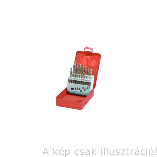 Csigafúró készlet 1-10mm/0,5 19db-os nagy teljesítményű HSS-Co 8%  KEN0268460K