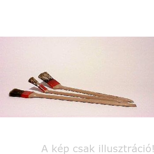 Saválló ecset sötét, műanyag nyél 30cm keskeny, 1/2