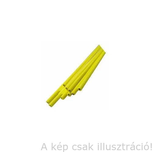 Forrasztó pálca ezüst L-Ag40Sn 2,0x500mm (40%Ag, Cd mentes,folyatószerrel bevont) 47 szál/kg, sárga bevonat,690°C munkahőm.