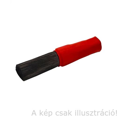 Varrattisztító ecsetfej belső menetes fekete (varrattisztító szárhoz, Dank.)