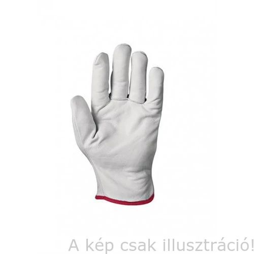 Hegesztő kesztyű AVI marha színbőr Cipro fehér(11-es) 12 pár/csomag SSY-MA1116K1-11