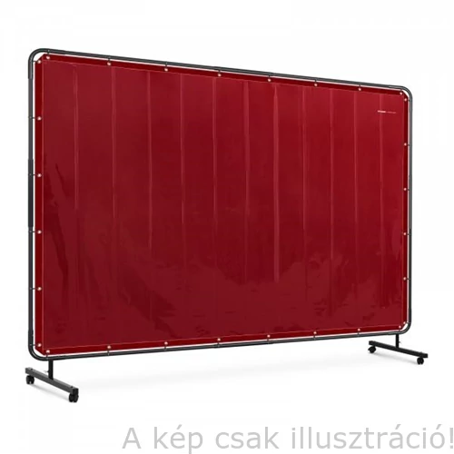 Hegesztő paraván BLM 240x180cm narancs színű UV fényálló  BMV3886FR/O