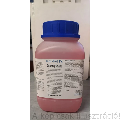 Varrattisztító pácpaszta KOR-FEL PX (2,0kg/db) rozsdamentes acélhoz világos és piros Akciós!