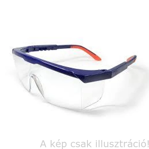 Védő szemüveg PORTWEST PW-PS33CLR víztiszta kék 