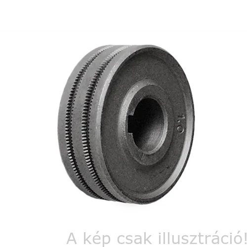 MIG/MAG görgő előtolóhoz D=30 0,8-1,0mm (recézett,porbeles, inox-hoz) Ø30xØ10x10mm (Parweld 200, POCKETMIG 165/185/195/205/225) PWD-PRG1008 