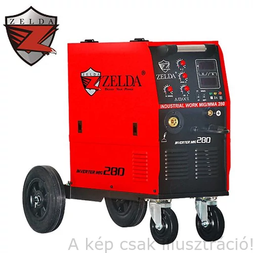 MIG/MAG Heg.gép ZELDA MIG/MMA 280A-os inverteres hegesztőgép  Z-MIGMMA-280