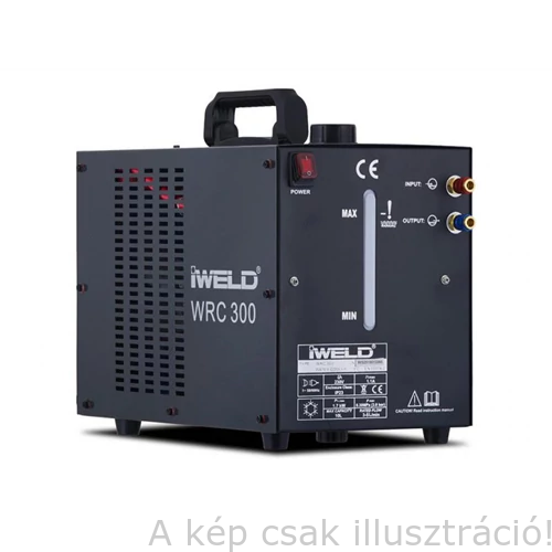 Heg. vízhűtő egység WRC300,8l,230V,1.6 kW @ 1l/perc, 12,9 kg  Iweld 800WRC300WC Akció, amíg a készlet tart!!