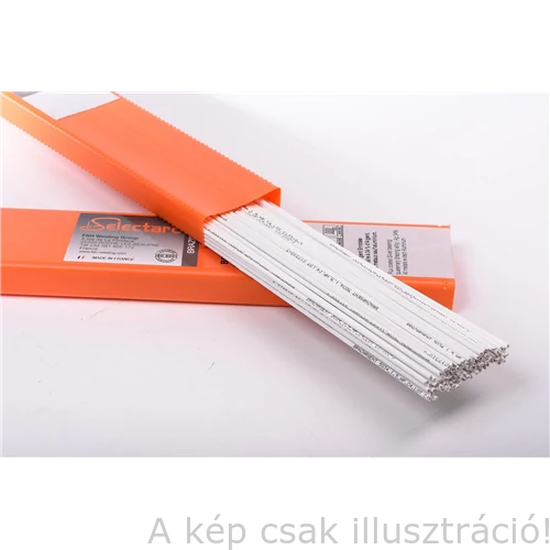Forrasztó pálca ezüst L-Ag40Sn 2,0x500mm(40%Ag, foly.szerrel bev.) 50 szál/1kg, FSH Brazargent Ag 40 Cu Zn Sn (Si) 5040E20500B/C4HP(T19OA)