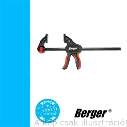 Szorító egykezes nyílás: 150mm, BERGER szorítóerő:150kg, cikkszám:041601-0117
