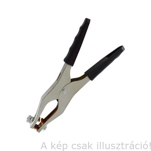 Test csipesz 300A rézbetétes rugós, réz átkötővel, műanyag nyéllel   H-362624