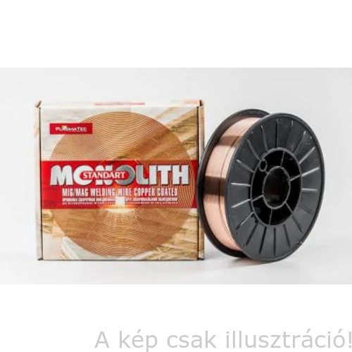 SG2-3(EN440:G4Si1) 1,0mm  5kg/cs. hegesztőhuzal, védőgázas, D200 műanyagcsévén -Monolith-Plasmatec  AKCIÓ!