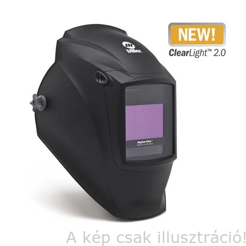 Hegesztő fejpajzs automata Miller Digital Elite™ fekete, Black Complete ClearLight™ 2.0,5-8/8-13, 4 érz., AVI-ra is, 289755