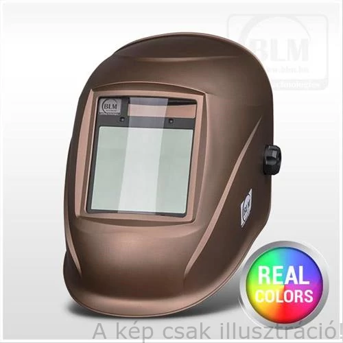 Hegesztő fejpajzs automata BLM S4W TIG/CUT DIN4/5-8/9-13, 4 érzékelős,széles látómező, Élethű színek,