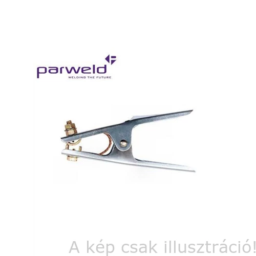 Test csipesz 200A rézbetétes, prémium, Parweld réz fonott átkötővel 661200