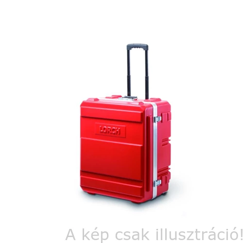 LORCH műanyag, ütésálló tároló doboz gurulós AVI gépekhez/Bully-Trolley Montagekoffer, 610.0808.0