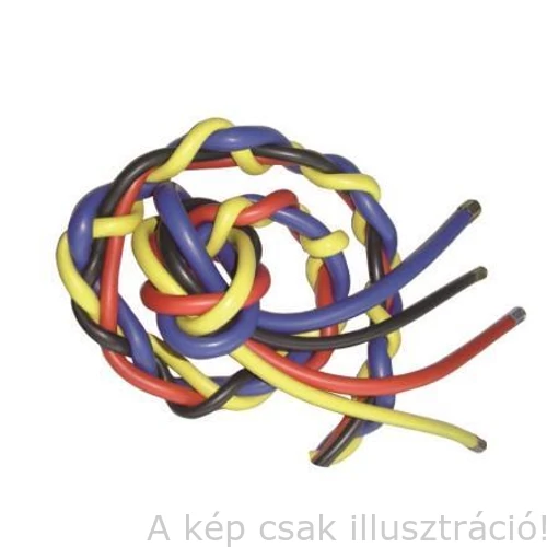 Hegesztőkábel 25mm², 3m hosszban szuper elasztikus fekete a két vége csatlakozóval a szerelésre előkészítve ZSH059725