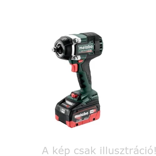METABO SSW 18 LTX 400 BL(szénkefe mentes) 18V/5,5Ah Li-Power akkus ütvecsavarozógép, Nyomaték:800Nm,1/2