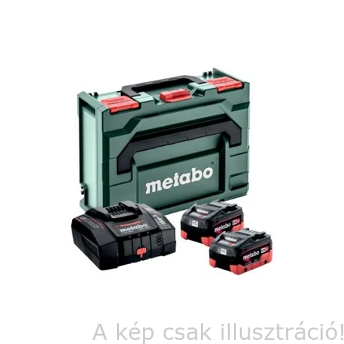 METABO Akkus alapkészlet 2x18V/10 Ah LiHD akku+ ASC 290 töltő+metaBOX 685304000 
