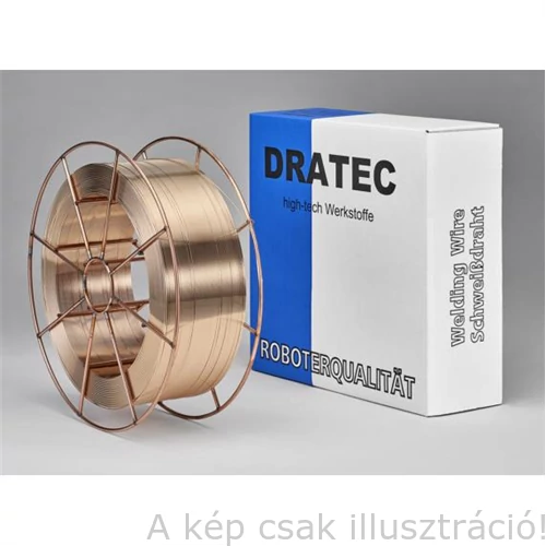 SG3 (EN440:G4Si1) 0,8mm 15kg/cs. hegesztő huzal, precíziós, réz bevonatú  BS300 Dratec   